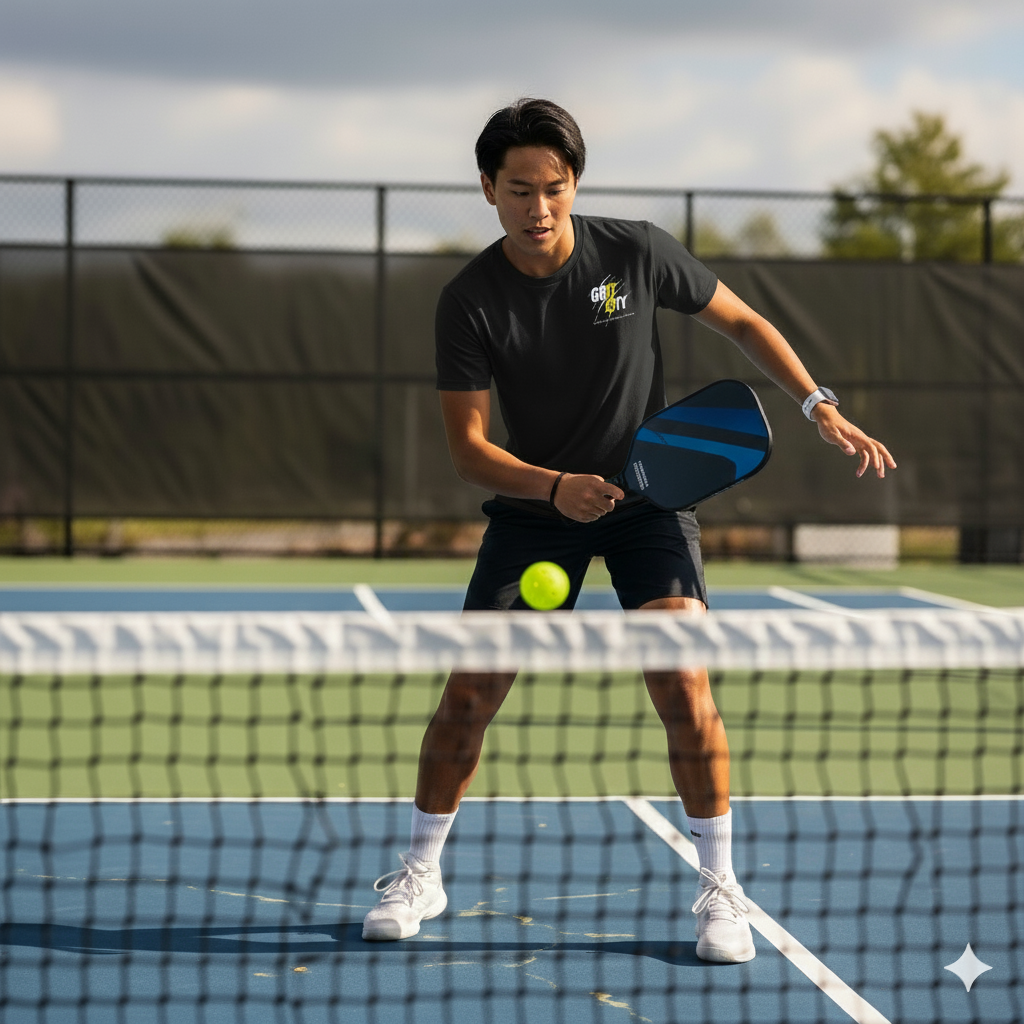 Grit City Dry-Fit Pickleball Shirt - Moisture Wicking Athletic Tee