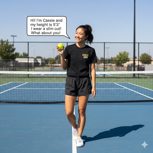 Grit City Dry-Fit Pickleball Shirt - Moisture Wicking Athletic Tee